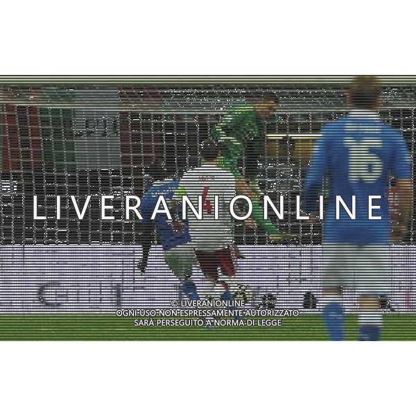 Qualificazioni ai Campionati Mondiali di Calcio Brasile FIFA 2014 Gruppo B Milano- 16.10.2012 Italia-Danimarca Nella Foto:balotelli gol /Ph.Vitez-Ag. Aldo Liverani