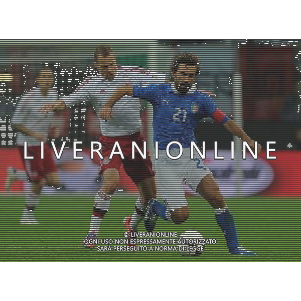 Qualificazioni ai Campionati Mondiali di Calcio Brasile FIFA 2014 Gruppo B Milano- 16.10.2012 Italia-Danimarca Nella Foto:pirlo-stokholm /Ph.Vitez-Ag. Aldo Liverani