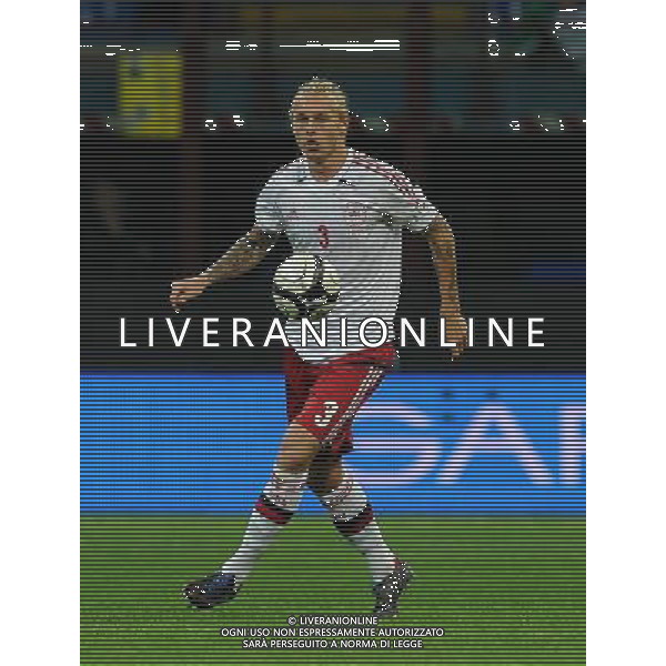 Qualificazioni ai Campionati Mondiali di Calcio Brasile FIFA 2014 Gruppo B Milano- 16.10.2012 Italia-Danimarca Nella Foto:kjaer /Ph.Vitez-Ag. Aldo Liverani