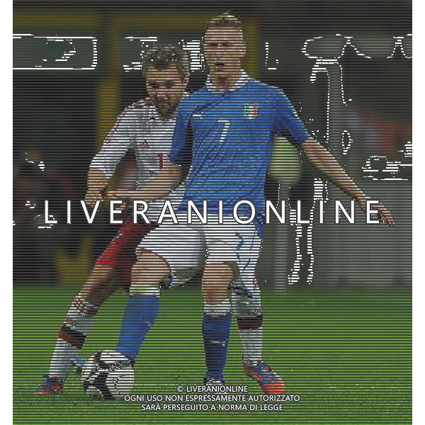 Qualificazioni ai Campionati Mondiali di Calcio Brasile FIFA 2014 Gruppo B Milano- 16.10.2012 Italia-Danimarca Nella Foto:Abate Ignazio /Ph.Vitez-Ag. Aldo Liverani