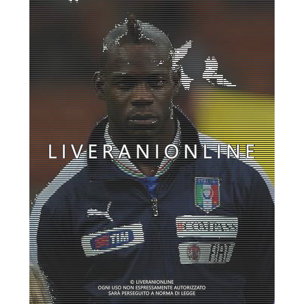 Qualificazioni ai Campionati Mondiali di Calcio Brasile FIFA 2014 Gruppo B Milano- 16.10.2012 Italia-Danimarca Nella Foto:Balotelli Mario /Ph.Vitez-Ag. Aldo Liverani