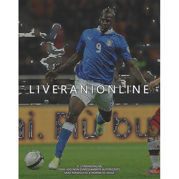 Qualificazioni ai Campionati Mondiali di Calcio Brasile FIFA 2014 Gruppo B Milano- 16.10.2012 Italia-Danimarca Nella Foto:Balotelli Mario /Ph.Vitez-Ag. Aldo Liverani