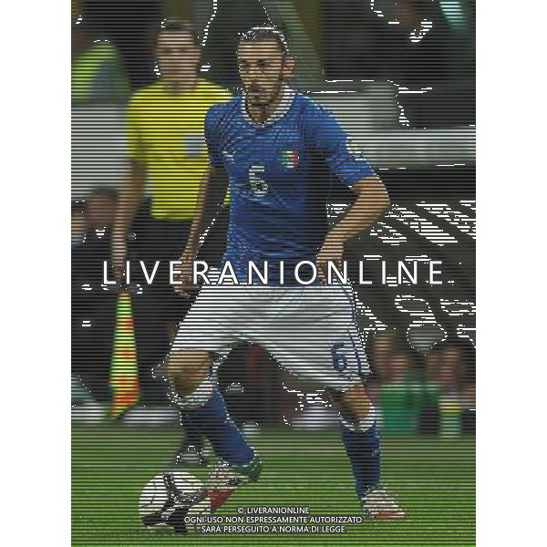 Qualificazioni ai Campionati Mondiali di Calcio Brasile FIFA 2014 Gruppo B Milano- 16.10.2012 Italia-Danimarca Nella Foto:Balzaretti Federico /Ph.Vitez-Ag. Aldo Liverani