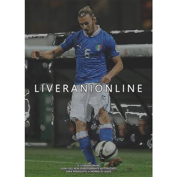 Qualificazioni ai Campionati Mondiali di Calcio Brasile FIFA 2014 Gruppo B Milano- 16.10.2012 Italia-Danimarca Nella Foto:Balzaretti Federico /Ph.Vitez-Ag. Aldo Liverani