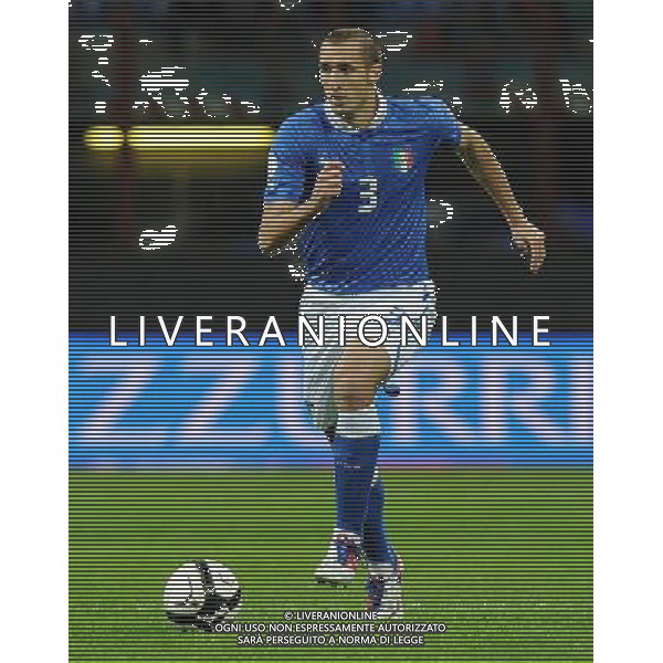 Qualificazioni ai Campionati Mondiali di Calcio Brasile FIFA 2014 Gruppo B Milano- 16.10.2012 Italia-Danimarca Nella Foto:Chiellini Giorgio /Ph.Vitez-Ag. Aldo Liverani