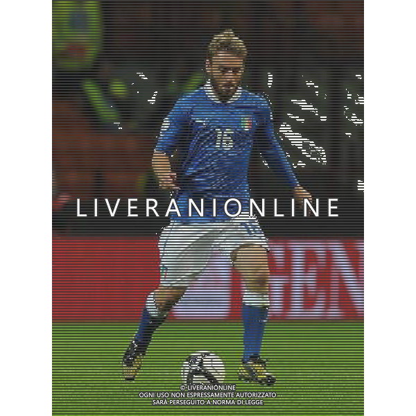 Qualificazioni ai Campionati Mondiali di Calcio Brasile FIFA 2014 Gruppo B Milano- 16.10.2012 Italia-Danimarca Nella Foto:De Rossi Daniele /Ph.Vitez-Ag. Aldo Liverani