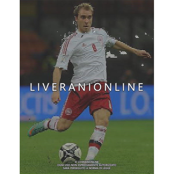 Qualificazioni ai Campionati Mondiali di Calcio Brasile FIFA 2014 Gruppo B Milano- 16.10.2012 Italia-Danimarca Nella Foto:Eriksen Crhistian /Ph.Vitez-Ag. Aldo Liverani