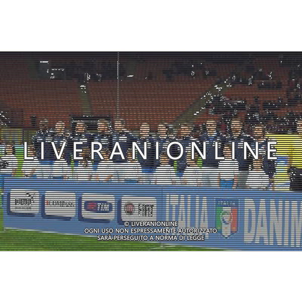 Italia-Danimarca Qualificazioni ai Campionati Mondiali di Calcio Brasile FIFA 2014 Gruppo B Milano- 16.10.2012 NELLA FOTO : FORMAZIONE ITALIA SCHIERATA ©Ravezzani/AGENZIA ALDO LIVERANI SAS