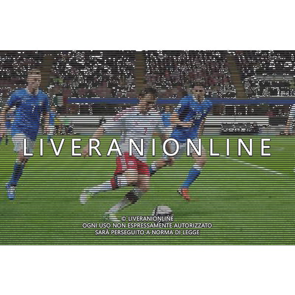 Italia-Danimarca Qualificazioni ai Campionati Mondiali di Calcio Brasile FIFA 2014 Gruppo B Milano- 16.10.2012 NELLA FOTO : WILLIAM KVIST ©Ravezzani/AGENZIA ALDO LIVERANI SAS