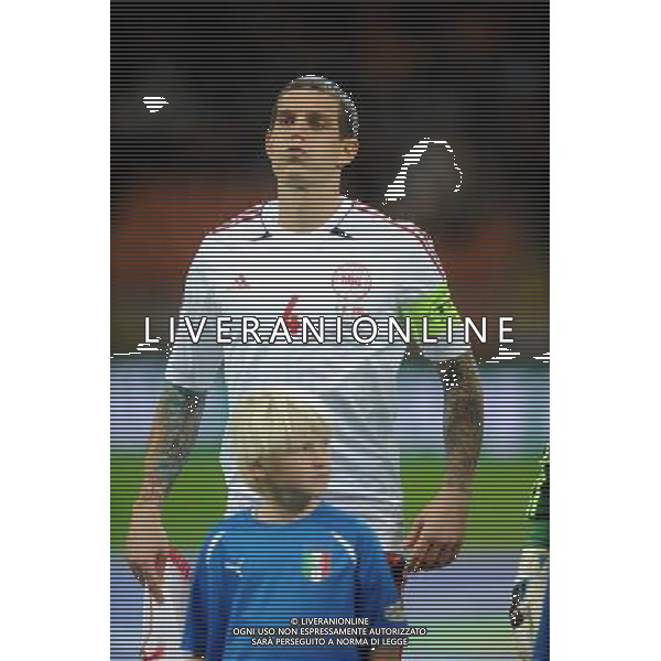 Italia-Danimarca Qualificazioni ai Campionati Mondiali di Calcio Brasile FIFA 2014 Gruppo B Milano- 16.10.2012 NELLA FOTO : DANIE AGGER ©Ravezzani/AGENZIA ALDO LIVERANI SAS