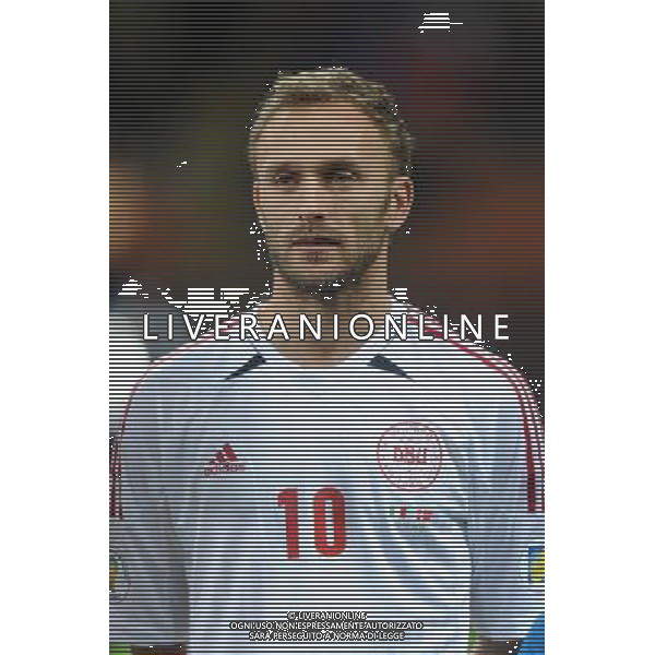 Italia-Danimarca Qualificazioni ai Campionati Mondiali di Calcio Brasile FIFA 2014 Gruppo B Milano- 16.10.2012 NELLA FOTO : DENNIS ROMMENDAHL ©Ravezzani/AGENZIA ALDO LIVERANI SAS