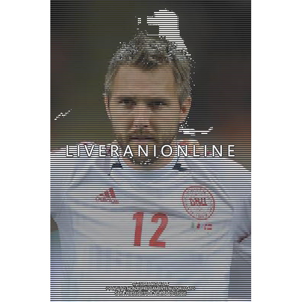 Italia-Danimarca Qualificazioni ai Campionati Mondiali di Calcio Brasile FIFA 2014 Gruppo B Milano- 16.10.2012 NELLA FOTO : MICHAEL SILBERBAUER ©Ravezzani/AGENZIA ALDO LIVERANI SAS