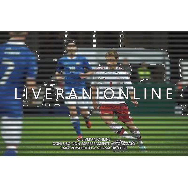 Italia-Danimarca Qualificazioni ai Campionati Mondiali di Calcio Brasile FIFA 2014 Gruppo B Milano- 16.10.2012 NELLA FOTO : CHRISTIAN ERIKSEN ©Ravezzani/AGENZIA ALDO LIVERANI SAS