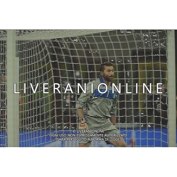 Italia-Danimarca Qualificazioni ai Campionati Mondiali di Calcio Brasile FIFA 2014 Gruppo B Milano- 16.10.2012 NELLA FOTO : MORGAN DE SANCTIS ©Ravezzani/AGENZIA ALDO LIVERANI SAS