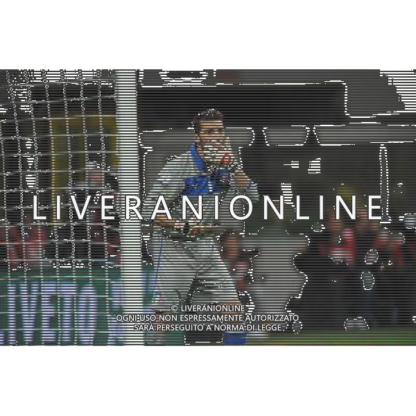 Italia-Danimarca Qualificazioni ai Campionati Mondiali di Calcio Brasile FIFA 2014 Gruppo B Milano- 16.10.2012 NELLA FOTO : MORGAN DE SANCTIS ©Ravezzani/AGENZIA ALDO LIVERANI SAS