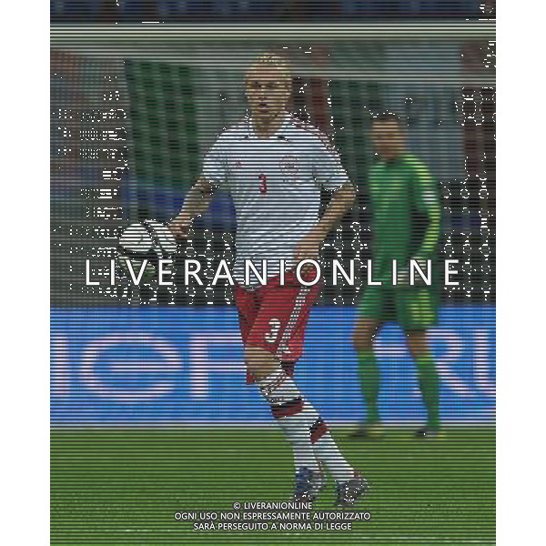 Qualificazioni ai Campionati Mondiali di Calcio Brasile FIFA 2014 Gruppo B Milano- 16.10.2012 Italia-Danimarca Nella Foto:Kjaer Simon /Ph.Vitez-Ag. Aldo Liverani