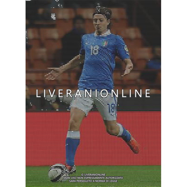 Qualificazioni ai Campionati Mondiali di Calcio Brasile FIFA 2014 Gruppo B Milano- 16.10.2012 Italia-Danimarca Nella Foto:Montolivo Riccardo /Ph.Vitez-Ag. Aldo Liverani