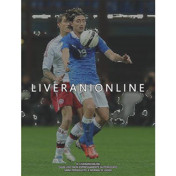 Qualificazioni ai Campionati Mondiali di Calcio Brasile FIFA 2014 Gruppo B Milano- 16.10.2012 Italia-Danimarca Nella Foto:Montolivo Riccardo /Ph.Vitez-Ag. Aldo Liverani