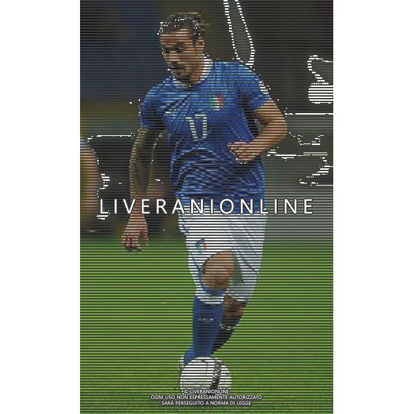 Qualificazioni ai Campionati Mondiali di Calcio Brasile FIFA 2014 Gruppo B Milano- 16.10.2012 Italia-Danimarca Nella Foto:Osvaldo Pablo Daniel /Ph.Vitez-Ag. Aldo Liverani