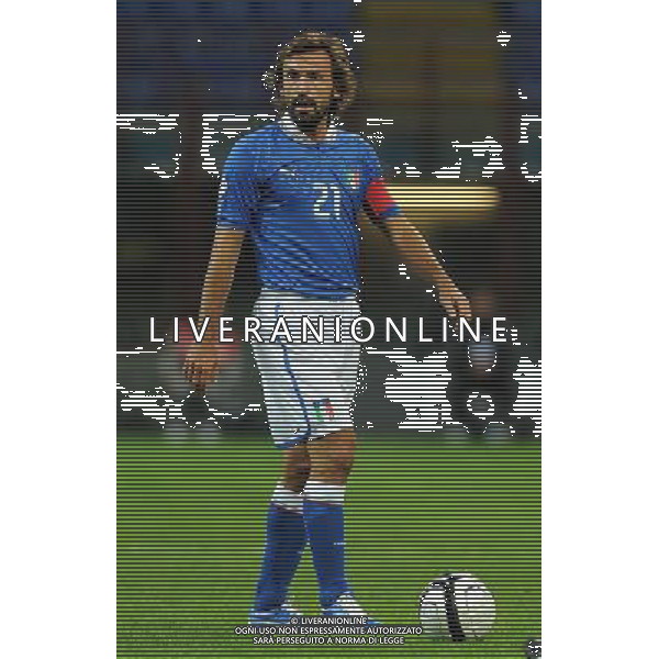 Qualificazioni ai Campionati Mondiali di Calcio Brasile FIFA 2014 Gruppo B Milano- 16.10.2012 Italia-Danimarca Nella Foto:Pirlo Andrea /Ph.Vitez-Ag. Aldo Liverani