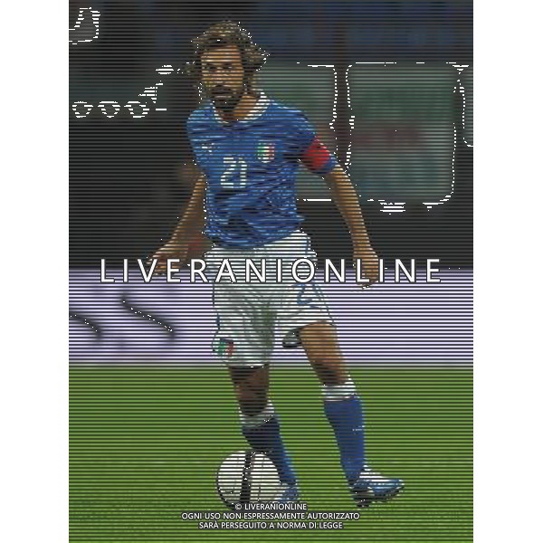 Qualificazioni ai Campionati Mondiali di Calcio Brasile FIFA 2014 Gruppo B Milano- 16.10.2012 Italia-Danimarca Nella Foto:Pirlo Andrea /Ph.Vitez-Ag. Aldo Liverani