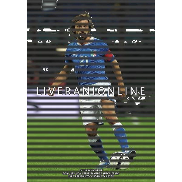 Qualificazioni ai Campionati Mondiali di Calcio Brasile FIFA 2014 Gruppo B Milano- 16.10.2012 Italia-Danimarca Nella Foto:Pirlo Andrea /Ph.Vitez-Ag. Aldo Liverani