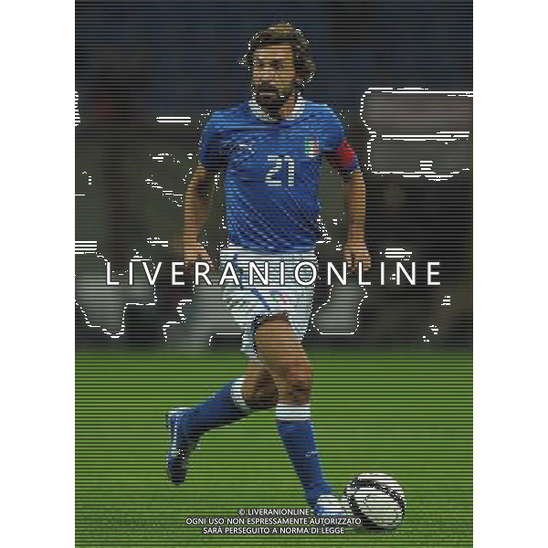 Qualificazioni ai Campionati Mondiali di Calcio Brasile FIFA 2014 Gruppo B Milano- 16.10.2012 Italia-Danimarca Nella Foto:Pirlo Andrea /Ph.Vitez-Ag. Aldo Liverani