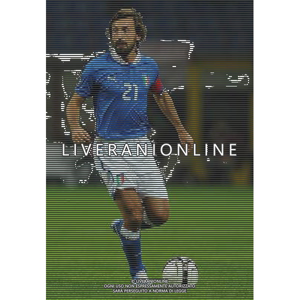 Qualificazioni ai Campionati Mondiali di Calcio Brasile FIFA 2014 Gruppo B Milano- 16.10.2012 Italia-Danimarca Nella Foto:Pirlo Andrea /Ph.Vitez-Ag. Aldo Liverani