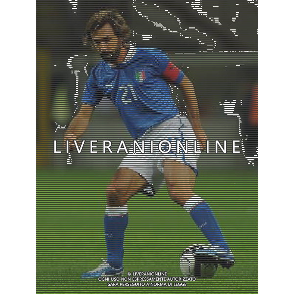 Qualificazioni ai Campionati Mondiali di Calcio Brasile FIFA 2014 Gruppo B Milano- 16.10.2012 Italia-Danimarca Nella Foto:Pirlo Andrea /Ph.Vitez-Ag. Aldo Liverani