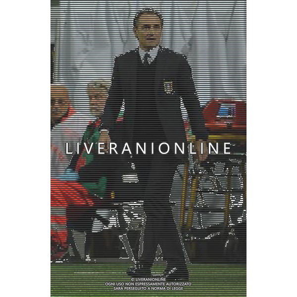 Qualificazioni ai Campionati Mondiali di Calcio Brasile FIFA 2014 Gruppo B Milano- 16.10.2012 Italia-Danimarca Nella Foto:Prandelli Cesare /Ph.Vitez-Ag. Aldo Liverani