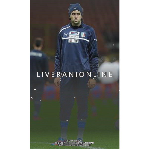 Qualificazioni ai Campionati Mondiali di Calcio Brasile FIFA 2014 Gruppo B Milano- 16.10.2012 Italia-Danimarca Nella Foto:Sirigu Salvatore /Ph.Vitez-Ag. Aldo Liverani