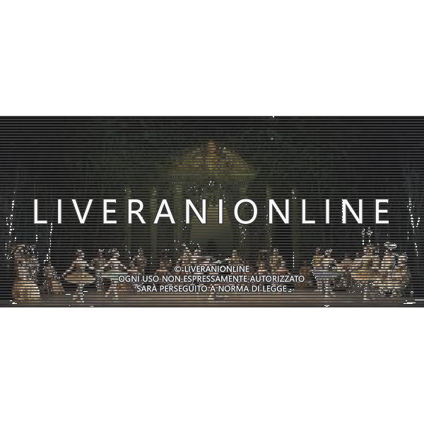 English National Ballet. \'Sleeping Beauty\'. Vadim Muntagirov, Tamara Rojo and Daria Klimentova. ©photoshot/AGENZIA ALDO LIVERANI SAS - ITALY ONLY - Ballerini del balletto nazionale Inglese mettono in scena \'La bella Addormentata\'. Vadim Muntagirov, Tamara Rojo e Daria Klimentova.