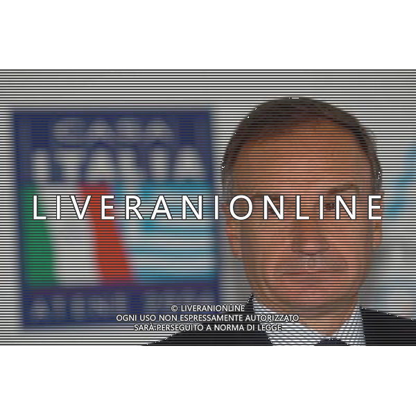 Atene 12 / 08 / 2004 Olimpiadi 2004 Casa Italia Conferenza stampa di Petrucci Giovanni ( Presidente CONI ) e Pagnozzi Raffaele ( Capo della missione italiana ) Nella foto: Petrucci Giovanni Presidente CONI ph Marco Luzzani / Ag Aldo Liverani s.a.s.