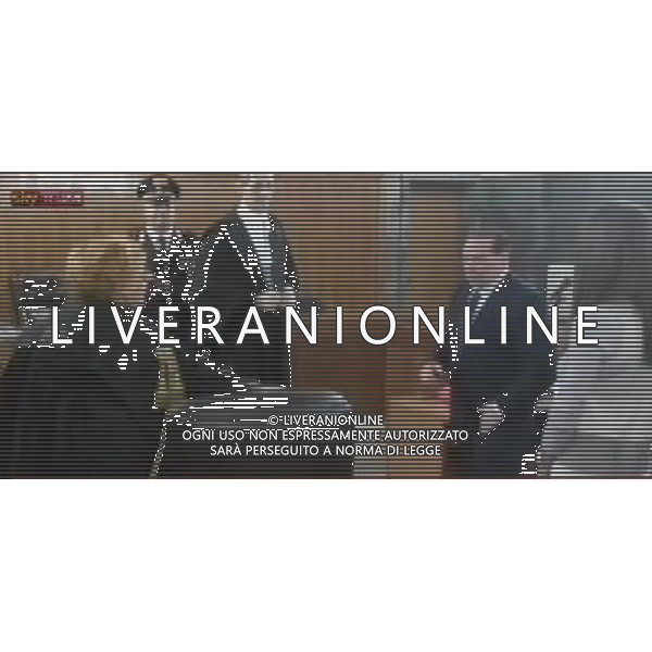 MILANO TRIBUNALE UDIENZA RUBY 19/10/2012 NELLA FOTO SILVIO BERLUSCONI STRINGE LA MANO AL PUBBLICO MINISTERO ILDA BOCCASSINI IMMAGINI TELEVISIVE DA SKY OBBLIGATORIO CITARE LA FONTE TELEVISIVA AG ALDO LIVERANI S A S