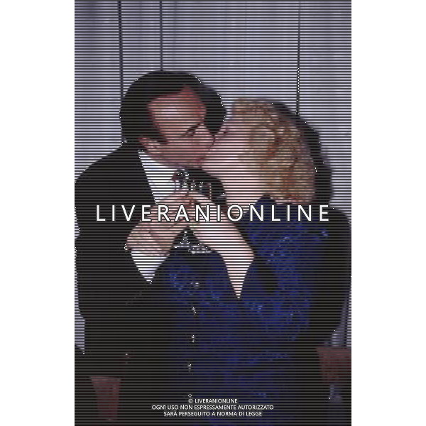Pippo Baudo e Katia Ricciarelli foto archivio Studio DIM/Aldo gazzaniga/Ag aldo Liverani
