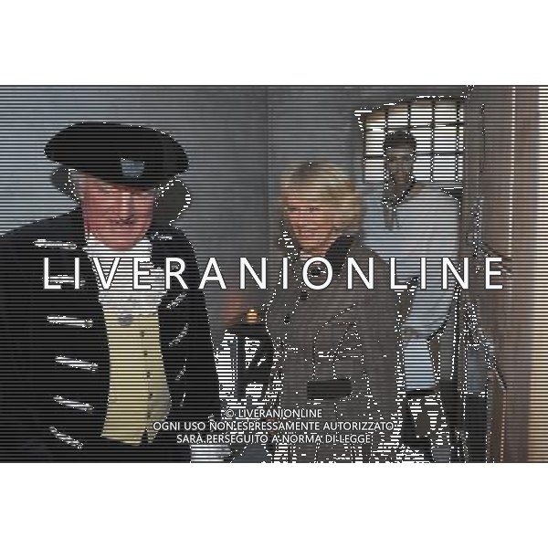 The Duchess of Cornwall tours the cells below Marlborough Town Hall with historian and ceremonial officer David Sherratt. ©photoshot/AGENZIA ALDO LIVERANI SAS - ITALY ONLY - REALI INGLESI: Camilla d\'inghilterra, Duchessa di Cornovaglia nel corso di una visita al Municipio di Marlborough
