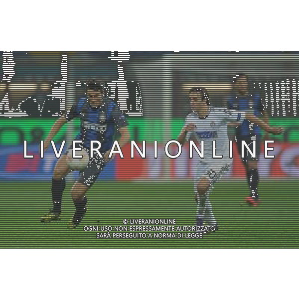 MILANO, 25-10-2012 / å©FOTO GIORGIO RAVEZZANI UEFA EUROPA LEAGUE INTER-PARTIZAN BELGRADO NELLA FOTO : ZANETTI-LAZAR MARKOVIC AG ALDO LIVERANI S A S