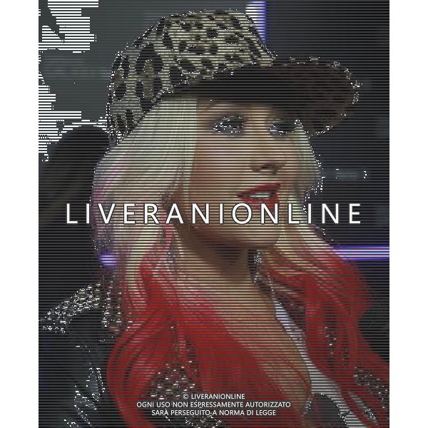 25 October 2012 - Beverly Hills, California - Christina Aguilera. Samsung Mobile Launch Party For The New Samsung Galaxy Note II Held At Private Residence. Photo Credit: Kevan Brooks/AdMedia /AGENZIA ALDO LIVERANI SAS/ITALY ONLY - EDITORIAL USE ONLY
