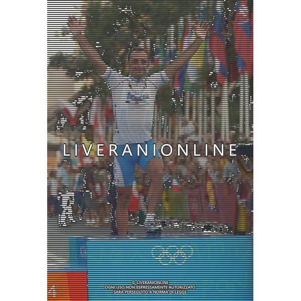 Atene 14-08-2004 Olimpiade 2004 Ciclismo prova maschile su strada nella foto bettini paolo ph marco/ag aldo liverani s.a.s.