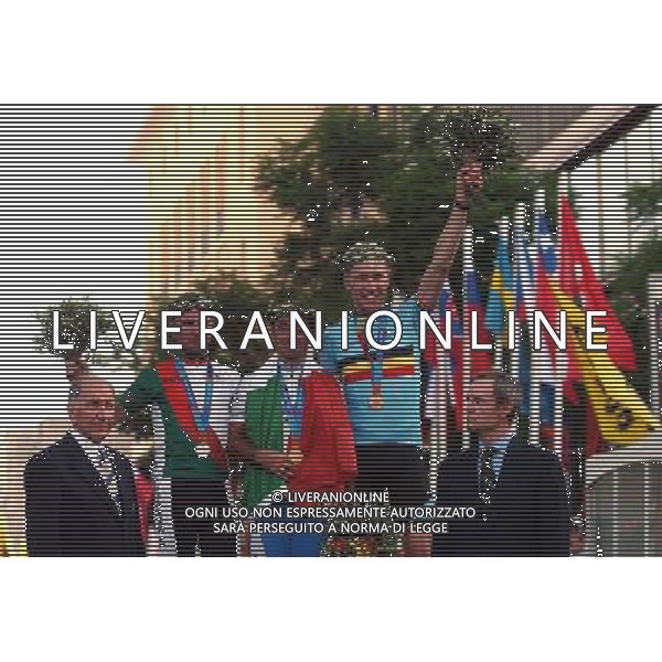 Atene 14-08-2004 Olimpiade 2004 Ciclismo prova maschile su strada nella foto paulinho sergio bettini paolo merckx axel ph marco/ag aldo liverani s.a.s.