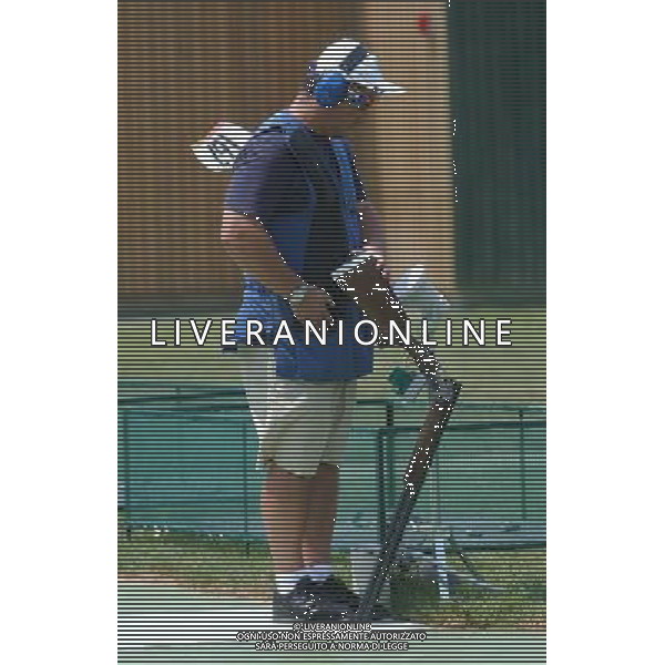 Atene 15-08-2004 Olimpiade 2004 shooting trap uomini nella foto pellielo giovanni ph marco luzzani/ag aldo liverani s.a.s.