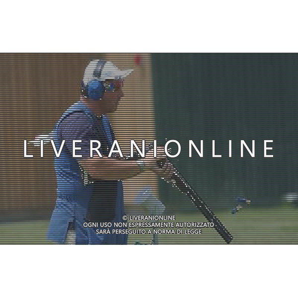 Atene 15-08-2004 Olimpiade 2004 shooting trap uomini nella foto pellielo giovanni ph marco luzzani/ag aldo liverani s.a.s.