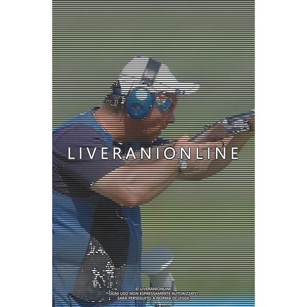 Atene 15-08-2004 Olimpiade 2004 shooting trap uomini nella foto pellielo giovanni ph marco luzzani/ag aldo liverani s.a.s.