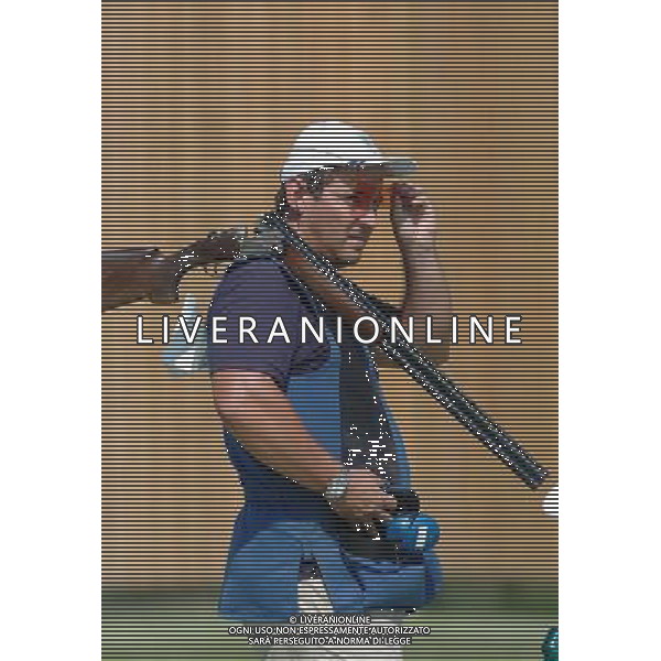 Atene 15-08-2004 Olimpiade 2004 shooting trap uomini nella foto pellielo giovanni ph marco luzzani/ag aldo liverani s.a.s.