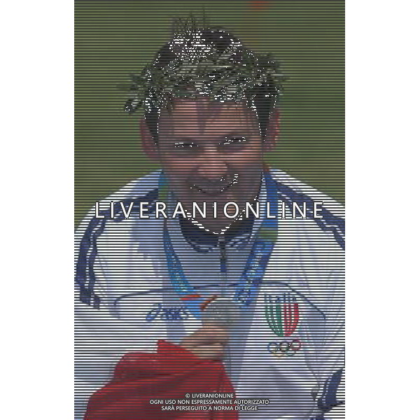 Atene 15-08-2004 Olimpiade 2004 shooting trap uomini nella foto pellielo giovanni ph marco luzzani/ag aldo liverani s.a.s.