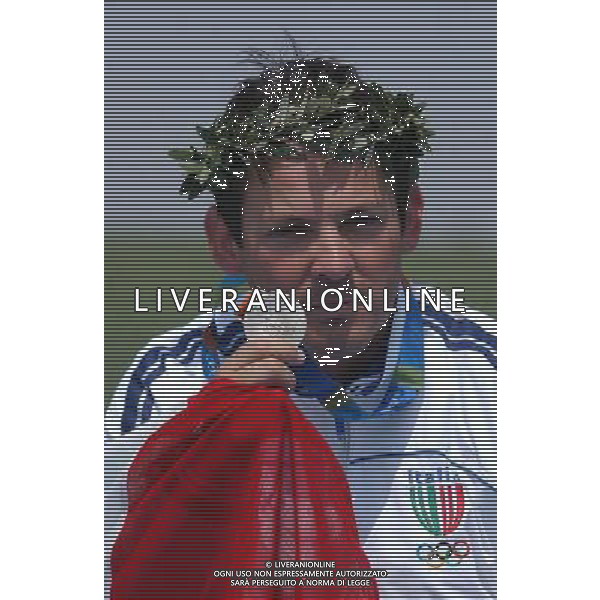 Atene 15-08-2004 Olimpiade 2004 shooting trap uomini nella foto pellielo giovanni ph marco luzzani/ag aldo liverani s.a.s.