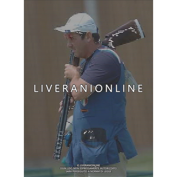 Atene 15-08-2004 Olimpiade 2004 shooting trap uomini nella foto pellielo giovanni ph marco luzzani/ag aldo liverani s.a.s.