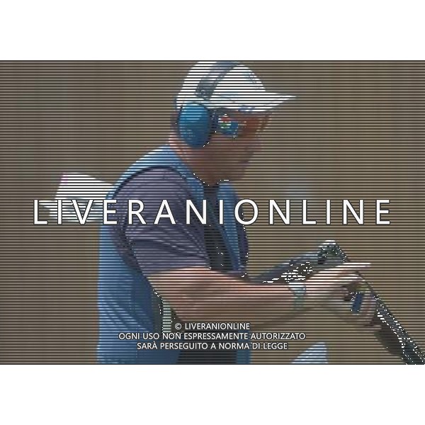 Atene 15-08-2004 Olimpiade 2004 shooting trap uomini nella foto pellielo giovanni ph marco luzzani/ag aldo liverani s.a.s.