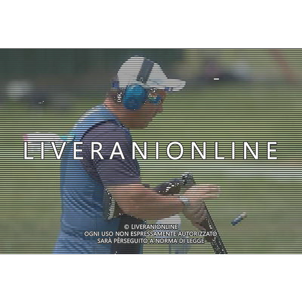 Atene 15-08-2004 Olimpiade 2004 shooting trap uomini nella foto pellielo giovanni ph marco luzzani/ag aldo liverani s.a.s.