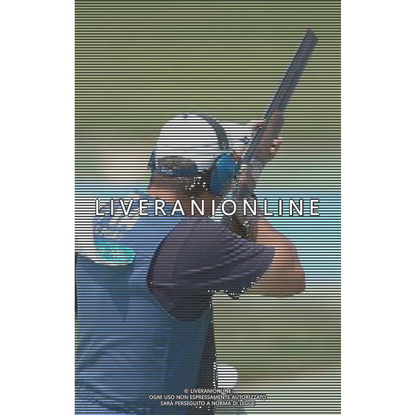 Atene 15-08-2004 Olimpiade 2004 shooting trap uomini nella foto pellielo giovanni ph marco luzzani/ag aldo liverani s.a.s.